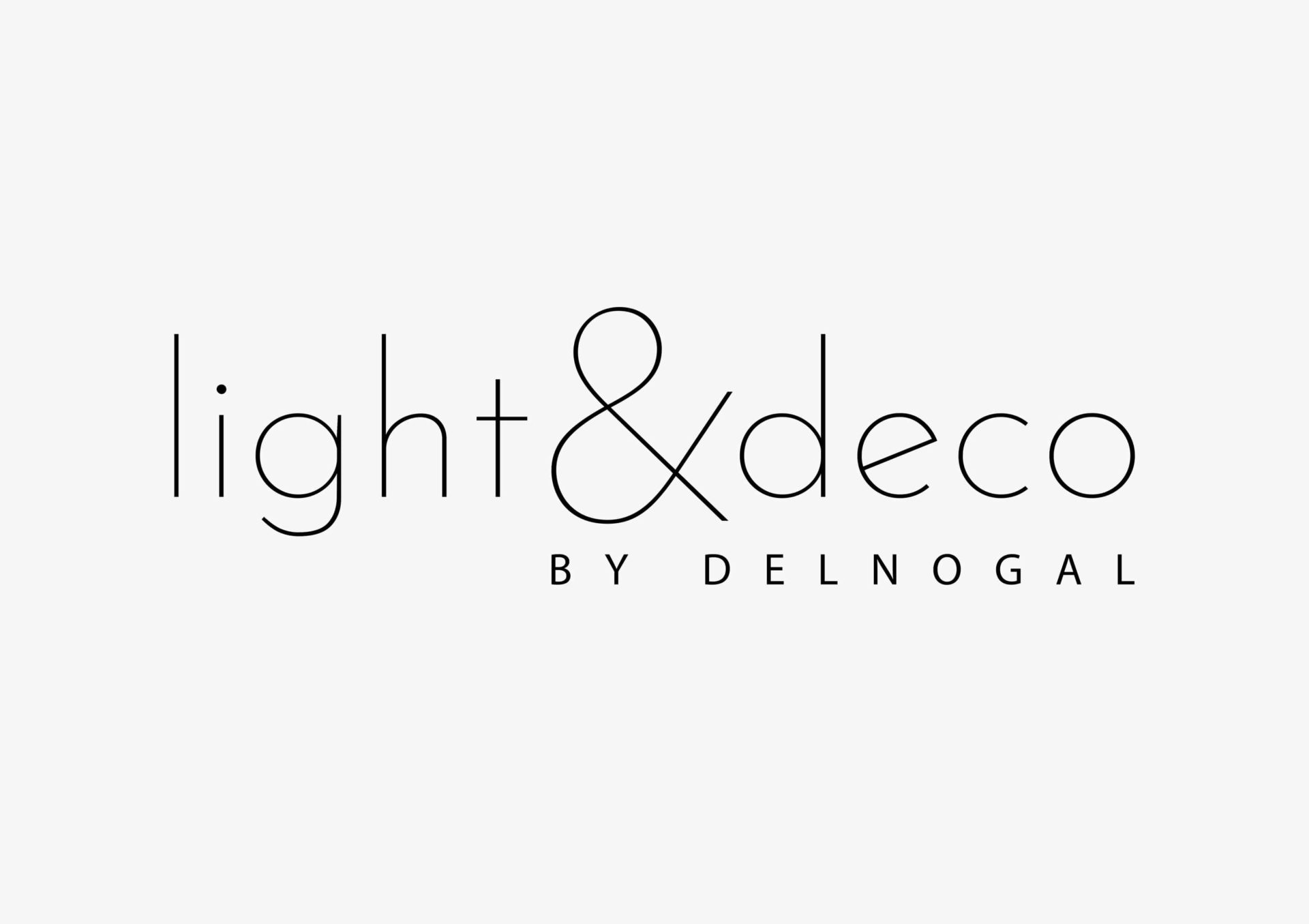 Diseño logotipo tienda decoración interiores - light&deco